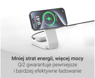 Silver Monkey Alu MagCharger Qi2 3in1 biała - 1328386 - zdjęcie 8